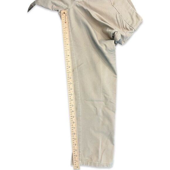 Women’s Size 12 Pull On Tan Khaki Straight Leg Pants - Picture 6 of 7